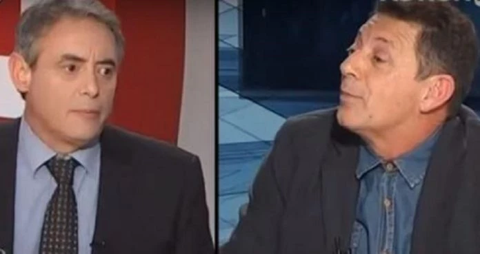 Απίστευτο βίντεο: «Σφαγή» Χασαπόπουλου- Πετρόπουλου για το Mega! «Υποκριτή δε ντρέπεσαι;»- «Εσύ να ντρέπεσαι»